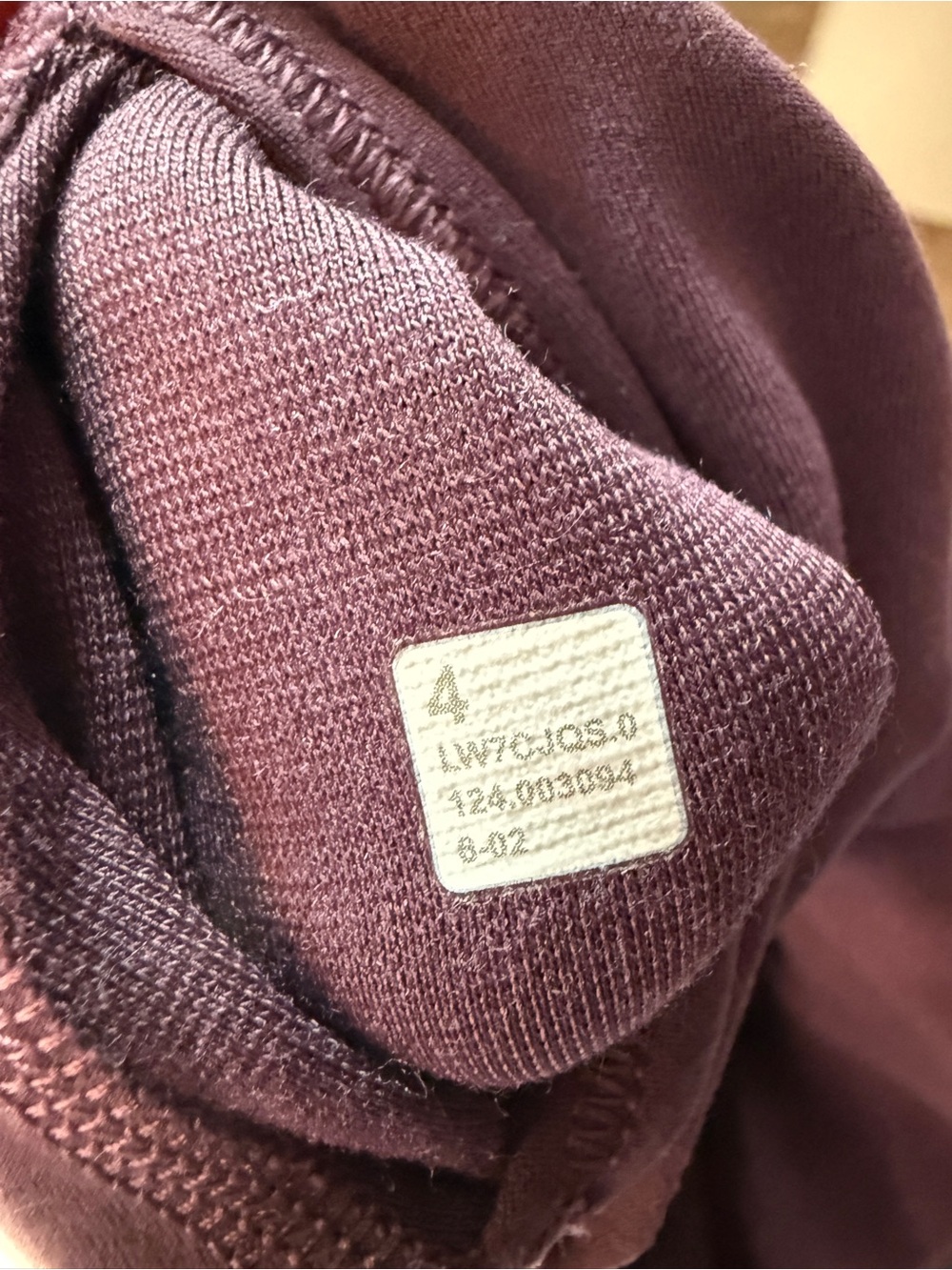 lululemon athletica Womens Deep Plum High-Rise Bike Shorts size 4 - Picture 3 of 3